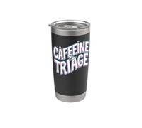 Retro ER Nurse Caffeine & Triage Medical Vaso térmico de acero inoxidable de doble pared