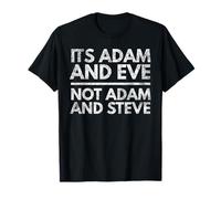 Retro Es Adán y Eva, no Adán y Steve Camiseta