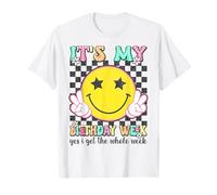 Retro, es la semana de mi cumpleaños, sí, me queda toda la semana Camiseta