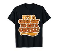 Retro es un buen día para divertirse con un amante del café Camiseta