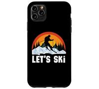 Retro Esquí Deportes de Invierno Esquí Snowboard Esquí Esquí Carcasa para iPhone 11 Pro MAX
