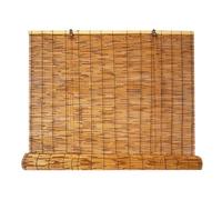 Retro Estor Bambú 50x60cm 100x160cm 130x240cm 160x300cm Cortinas De Caña Romanas Persiana Enrollable para Exteriores, Hogar, Patio, Pantalla De Privacidad (Size : 110x160cm)