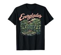 Retro Everglades National Park Gator Vintage 80s Florida Camiseta