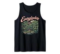 Retro Everglades National Park Gator Vintage 80s Florida Camiseta sin Mangas