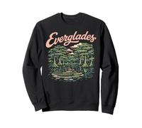 Retro Everglades National Park Gator Vintage 80s Florida Sudadera