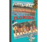 Retro Florida USA Lined Journal Notebook 6” x 9” Hard Cover 140 pages.: College Ruled Notebook. Ideal Gift for Retro lovers, Writers, Professors, Teachers, and Students.