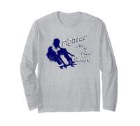 Retro Freedom Fighter para un Patinador de Vida Libre Manga Larga