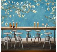 Retro Fresco Dibujado A Mano Elegante Flor De Magnolia 3D Papel Pintado Tapiz Textura de Seda Oficina Comedor Sofá Dormitorio Sala Estar TV Fondo Pantalla-250cm×170cm