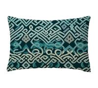 Retro Fundas Cojines 50x80 cm Patrón Fundas Cojines Decorativos Rectangulares Cushions Lino pillow Funda de Almohada Sofa Cojín Lumbar para Garden Terraza Primavera Verano Otoño Decorativos L1038