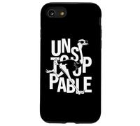 Retro Funny Unstoppable Avestruz Es Imparable Avestruz Divertido Carcasa para iPhone SE (2020) / 7 / 8