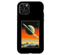 Retro Future American Space Program Inspired Scifi Graphic Carcasa para iPhone 11 Pro