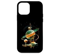 Retro Future American Space Program Inspired Scifi Graphic Carcasa para iPhone 12 Mini