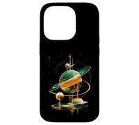 Retro Future American Space Program Inspired Scifi Graphic Carcasa para iPhone 14 Pro
