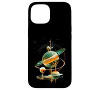 Retro Future American Space Program Inspired Scifi Graphic Carcasa para iPhone 15