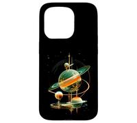 Retro Future American Space Program Inspired Scifi Graphic Carcasa para iPhone 15 Pro