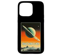 Retro Future American Space Program Inspired Scifi Graphic Carcasa para iPhone 15 Pro MAX
