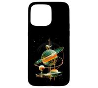 Retro Future American Space Program Inspired Scifi Graphic Carcasa para iPhone 15 Pro MAX