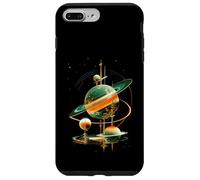 Retro Future American Space Program Inspired Scifi Graphic Carcasa para iPhone 7 Plus/8 Plus