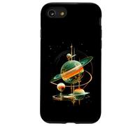 Retro Future American Space Program Inspired Scifi Graphic Carcasa para iPhone SE (2020) / 7/8
