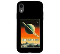 Retro Future American Space Program Inspired Scifi Graphic Carcasa para iPhone XR