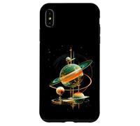 Retro Future American Space Program Inspired Scifi Graphic Carcasa para iPhone XS MAX