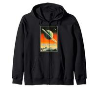 Retro Future American Space Program Inspired Scifi Graphic Sudadera con Capucha