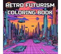 Retro Futurism Coloring Book: Explore Classic Space Adventures and Atomic Age Dreams - Perfect for All Ages