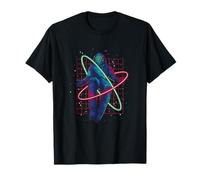 Retro Futurista Astronauta Espacio Diseño Synthwave Explorer Camiseta