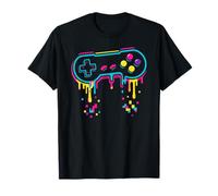 Retro Game Controller Vaporwave Glitch Art 90s Gaming Camiseta