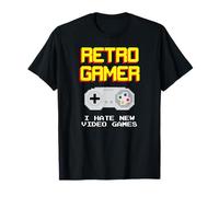 Retro Gamer: I Hate New Video Games Camiseta