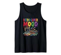 Retro Gamer Mood Vintage Arcade Gaming Nostalgia Camiseta sin Mangas