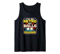 Retro Gamer Pixel Arcade 8 bit Gaming Humor Camiseta sin Mangas