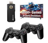 Retro Gaming Console Pro,40,000+ Built-in Classic Video Games with 38 Emulators,Plug and Play HDMI TV Game Stick for Instant Retro Gaming Experience