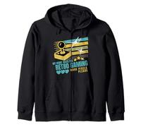Retro Gaming Videojuegos Vintage 8-bit Gamer Sudadera con Capucha