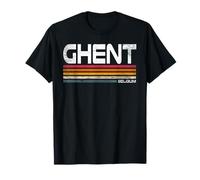 Retro Gante Bélgica Ciudad Orgullo Gante Vintage Camiseta