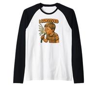 Retro Generation X GenX - Bebida humorística Divertida de Hose Survivor Camiseta Manga Raglan