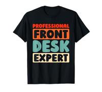 Retro Gestión Administrativa Atención Vintage Recepcionista Camiseta