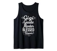 Retro Gigi Guide Mentor Blessed Forever - Orgullosa Gigi Grandma Camiseta sin Mangas