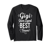 Retro Gigi Queen Legend Best Forever - Orgullosa Gigi Grandma Manga Larga