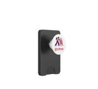 Retro Girl Power Pink Diverse Women Inclusion Groovy 70s PopSockets PopWallet para MagSafe