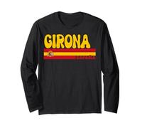 Retro GIRONA Ciudad España Vintage Estética Verano Vacaciones Manga Larga