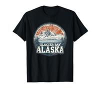 Retro Glacier Alaska Camisa Vintage Scenic National Park Camiseta