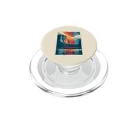 Retro Glitch Paisaje Montaña Vintage Diseño Al Aire Libre PopSockets PopGrip para MagSafe