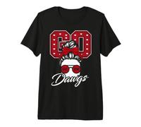 Retro Go Dawgs Funny Sic Em Gift for Men Women Kid Boy Girl Camiseta Premium