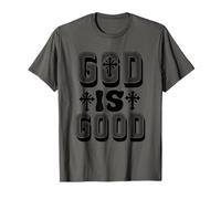 Retro God Is Good - Motivación inspiradora de fe Cristiana Camiseta