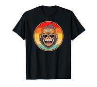 Retro Gorilla Gym Workout Train Like a Beast Powerlifting Camiseta