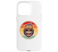 Retro Gorilla Gym Workout Train Like a Beast Powerlifting Carcasa para iPhone 15 Pro Max