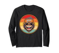 Retro Gorilla Gym Workout Train Like a Beast Powerlifting Manga Larga