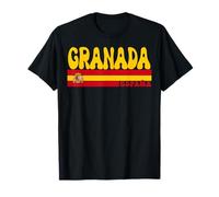 Retro Granada Ciudad España Vintage Estética Verano Vacaciones Camiseta