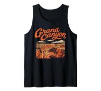 Retro Grand Canyon National Park Vintage Style 80s Camiseta sin Mangas